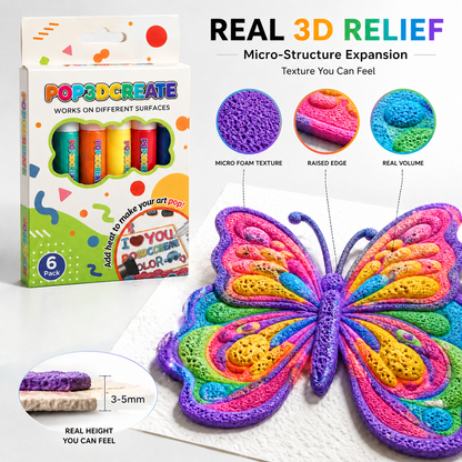 Save 50% by ordering today丨Obsidelle® 3D Relief Art Pen – Turn Flat Drawings Into Touchable 3D Art