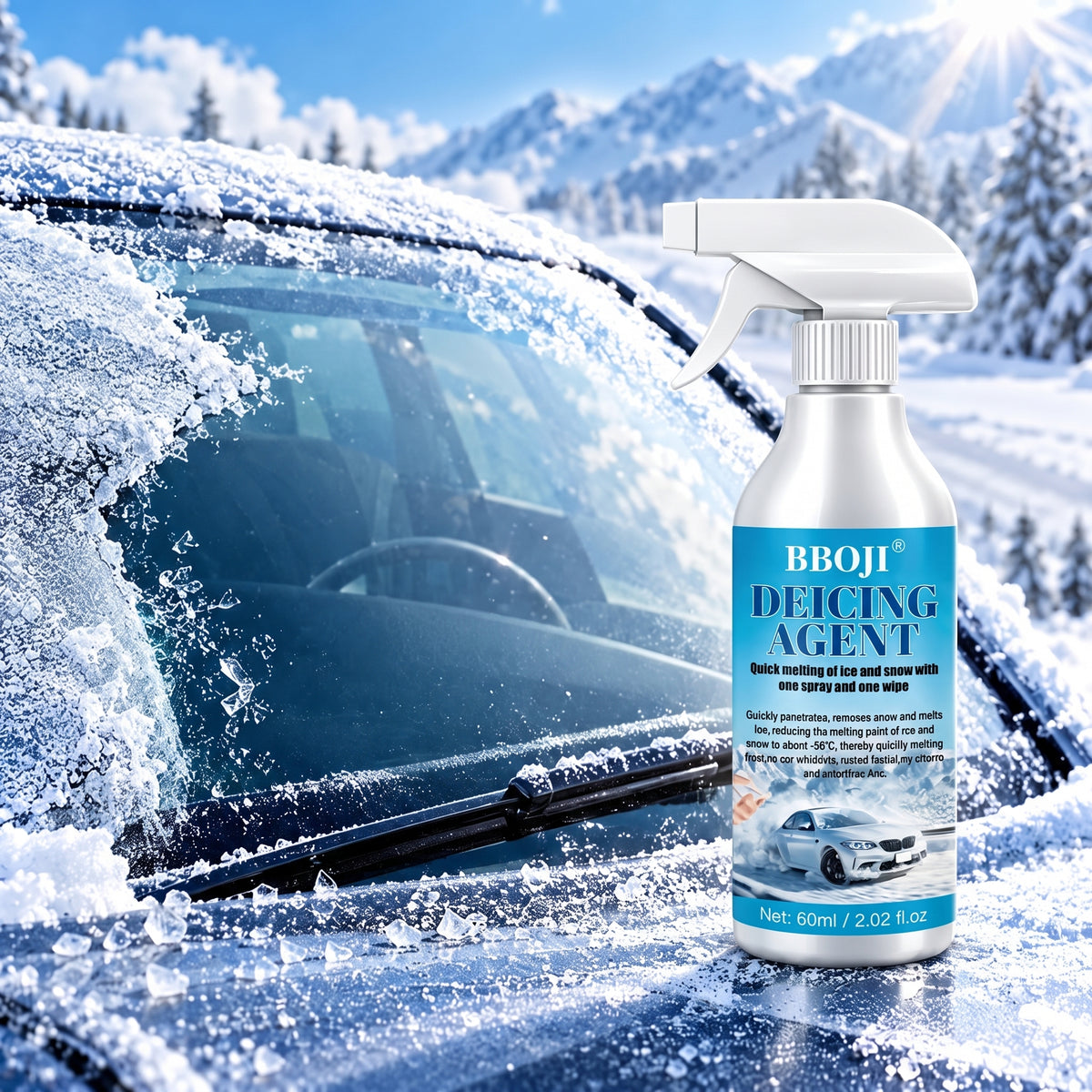 🔥NEW YEAR SALE - BUY 1 GET 1 FREE!!⚡50K+ SOLD❄️BBOJI® Powerful De-icing Spray for Car