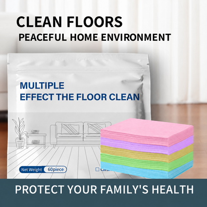 🧹 Replace Heavy Floor Cleaner Bottles Multi-Surface Cleaning Sheets Deep Clean Floors With Just Water